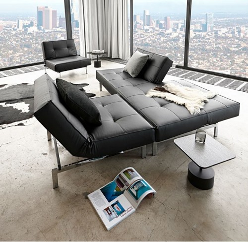 Stol SPLITBACK CHAIR s kromiranimi nogicami