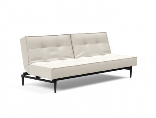 Kavč SPLITBACK SOFA BED s črnimi stileto lesenimi nogicami