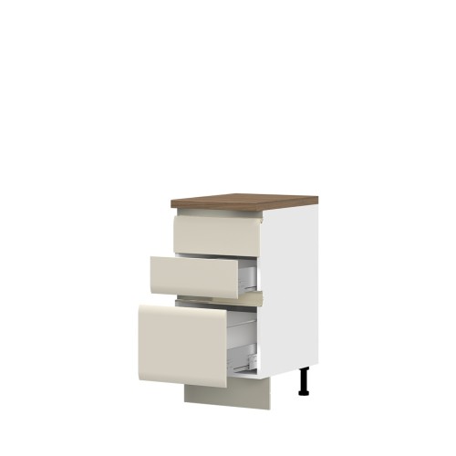 SPODNJI ELEMENT R-45-3MBOX/6 ZA KUHINJO INVICTUS KAŠMIR MAT LAK