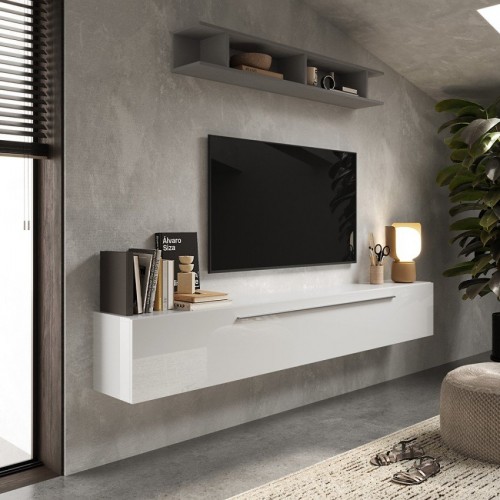 Stenska TV omarica z odprtimi policami INFINITY 2.0 900048