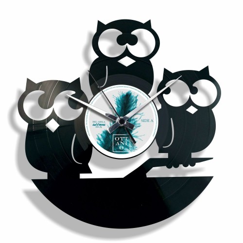 Stenska ura Disc'o'clock Tre civette sul como