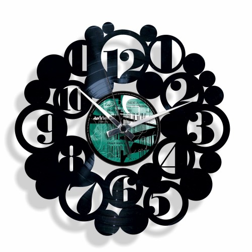 Stenska ura Disc'o'clock Bodoni Bubbles