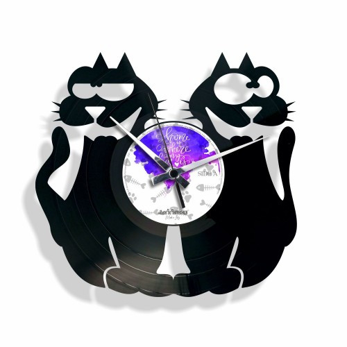 Stenska ura Disc'o'clock Cats!