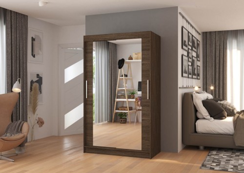GARDEROBNA OMARA TIBAGO 120 CM (VEČ BARV)