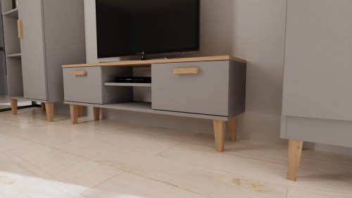 TV OMARICA 120 CM DENVER - SIVA/HRAST