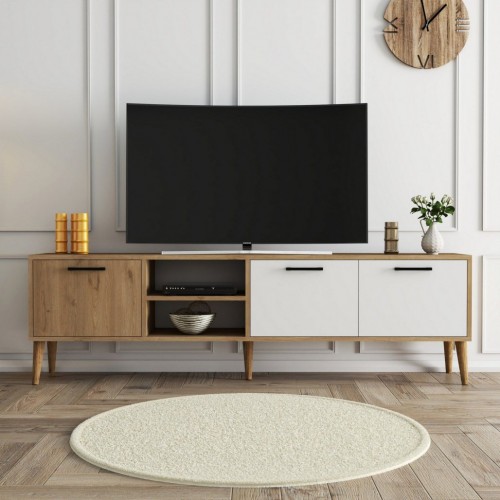 TV omarica Lamon 2 (Hrast/Bela)