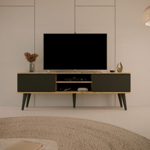 TV OMARICA TORONTO 160 CM - HRAST/ČRNA