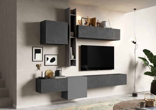 TV omarica v skrilasto/svinčeno sivi - INFINITY 2.0 900012A-ADPB