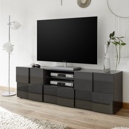 TV omarica z 2 vrati in predalom, 181x57 cm - DAMA 202308-02