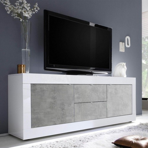 TV omarica z vrati in predali 210x65 BASIC 209015-09B