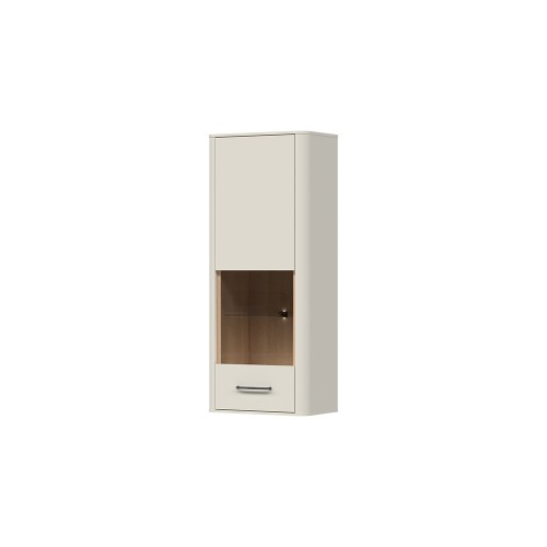 VISEČA VITRINA RADDA AIR VK-1KS/AI Z LED OSVETLITVIJO
