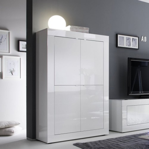 Visoka omarica z 4 vrati, 162 cm - Basic 209015-04