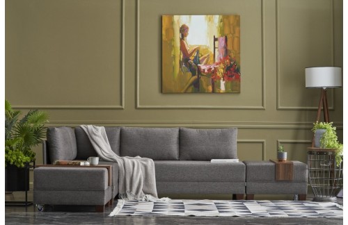 SEDEŽNA GARNITURA SANTORINI  (VEČ BARV)