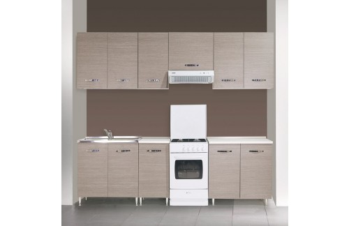 Komplet kuhinja Azur Line- larice grey, 250/260 cm - RAZPRODAJA