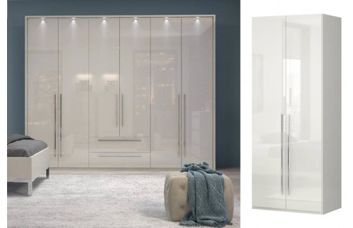 2-DELNA GARDEROBNA OMARA PIANO P2/PN - SLABA EMBALAŽA