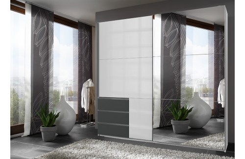 Garderobna omara LEVEL BLACK 2