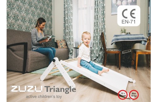 MONTESSORI 2-DELNI PIKLERJEV TRIKOTNIK Z DESKO 