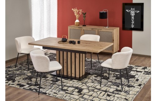 Raztegljiva jedilna miza Emerin (130-180 cm)