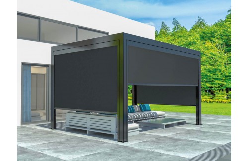 STRANSKI PANEL ZA PERGOLO LUXE 3M (ČRNA)