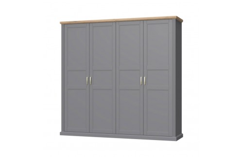 4-DELNA GARDEROBNA OMARA KALLA TARA-GRAFIT