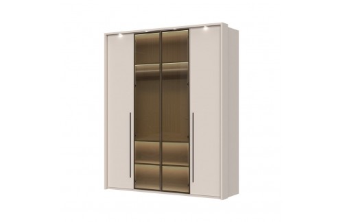 4-delna garderobna omara Kalla Opera P4B-2AL/OP