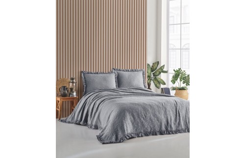 POSTELJNINA ILDA 220X240 CM - SIVA