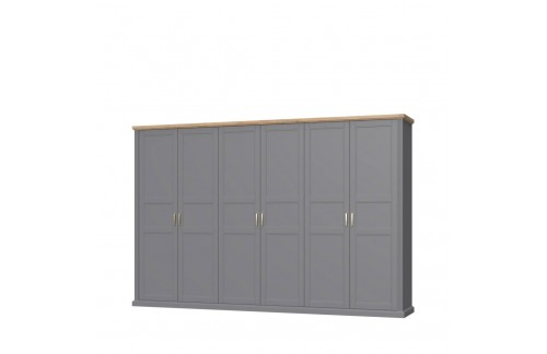 6-DELNA GARDEROBNA OMARA KALLA TARA-GRAFIT