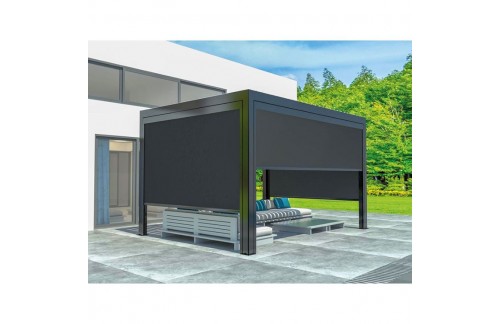 STRANSKI PANEL ZA PERGOLO LUXE 4M (ČRNA)