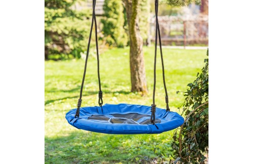 VISEČA GUGALNICA STORK NEST (MODRA)