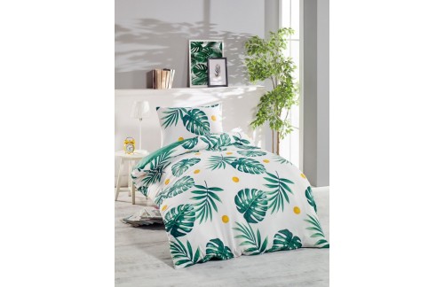 POSTELJNINA MONSTERA 140x200 CM