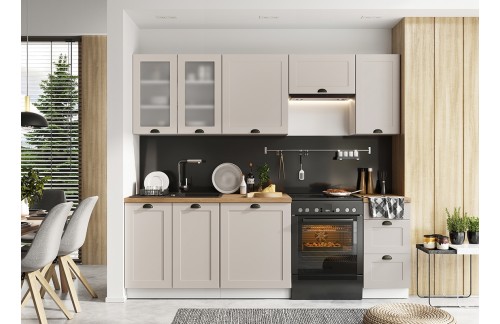 MINI RUSTIKALNE KUHINJE: MINI RUSTIKALNA KUHINJA ADELE 1,8/2,4 M (VEČ BARV) 