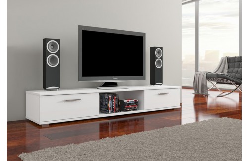 TV regal ARIDEA, Bela, visoki sijaj - EKSPONAT