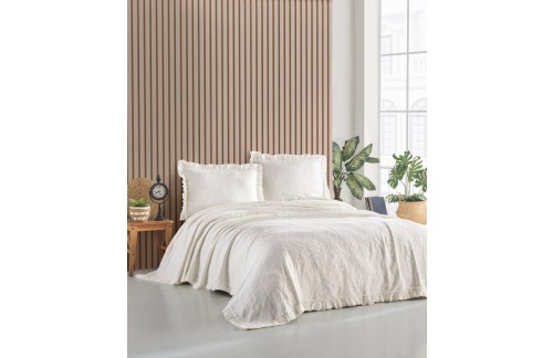 POSTELJNINA ILDA 220X240 CM - BEŽ