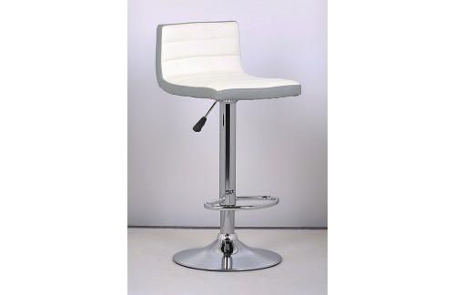 Barski stol Lirija-Bela/Siva - EKSPONAT