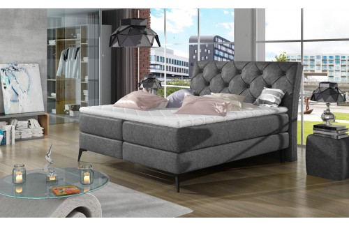 Boxspring postelja Laos – udobje in eleganca