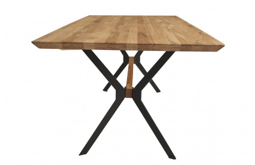 Kovinske nogice CROSS z leseno prečko za sestavljivo mizo CONNECT