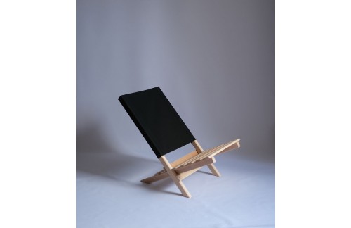 Zložljivi stol LepLes-Črna