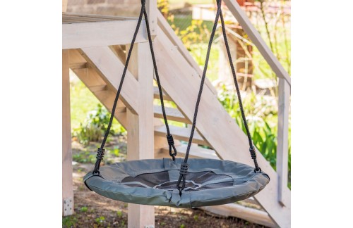 VISEČA GUGALNICA NEST (SIVA)