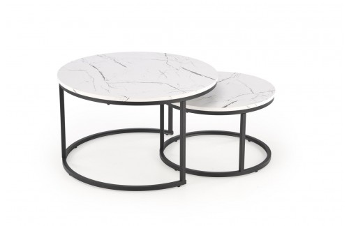 Klubska mizica Halron (VEČ BARV)-bela