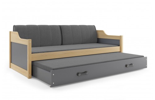 Izvlečna postelja DAWID - bor v več barvnih kombinacijah