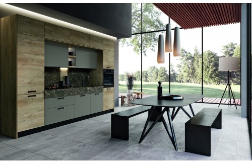 Kuhinja Capri z ročkami