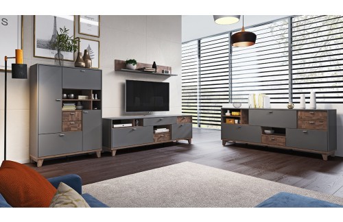 DNEVNA SOBA OSLO - SIVA