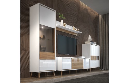 DNEVNA SOBA RADDA VIDA Z OSVETLITVIJO - MALI SET