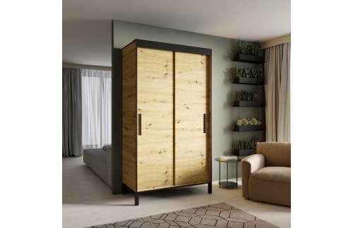 Drsna garderobna omara BRIG, 120 cm