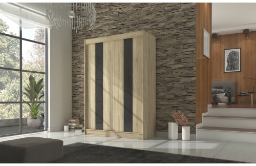 Drsna omara KAREN z lakobelom 150 cm (več barv)