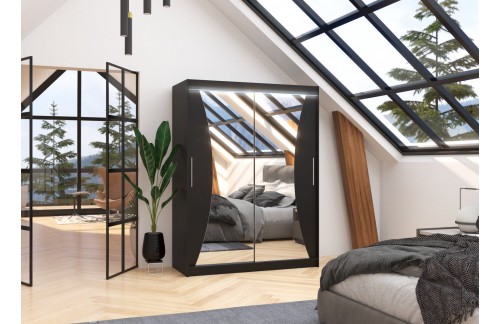 Drsna omara z ogledalom MAX 150 cm