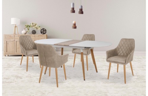 Raztegljiva jedilna miza Sarlin