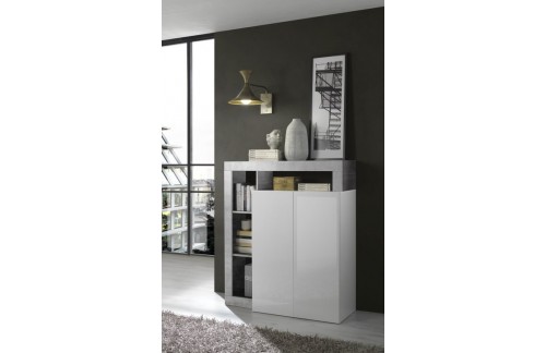 Elegantna bela komoda z 2 vrati HAMBURG 209030-04CE