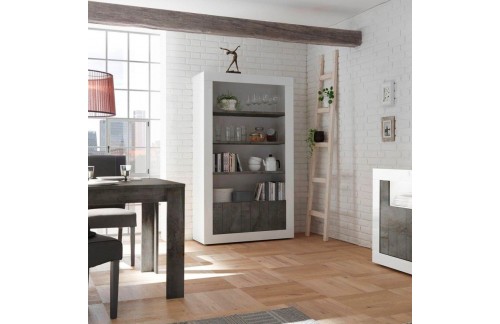 Elegantna knjižna omara z 2 vrati, 3 policami URBINO 209035-20OX