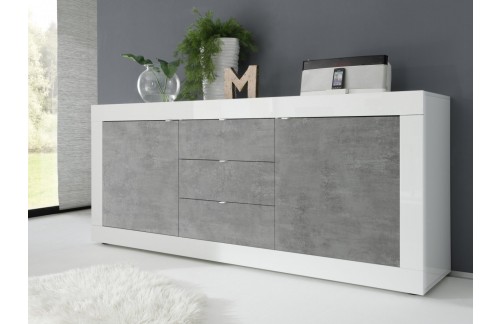 Elegantna komoda z 2 vrati in 3 predali BASIC 209015-07B